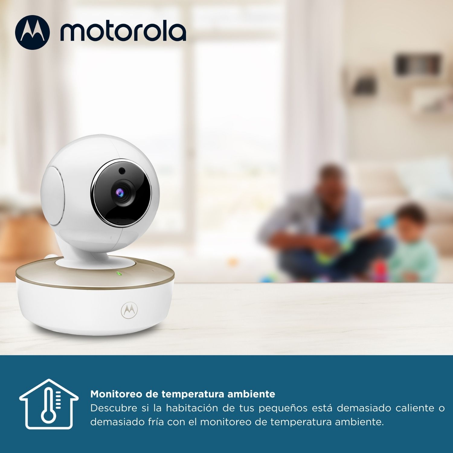 Vigilabebés HD con Pantalla 5,0'' Motorola Nursery VM50G - Blanco Blanco-4