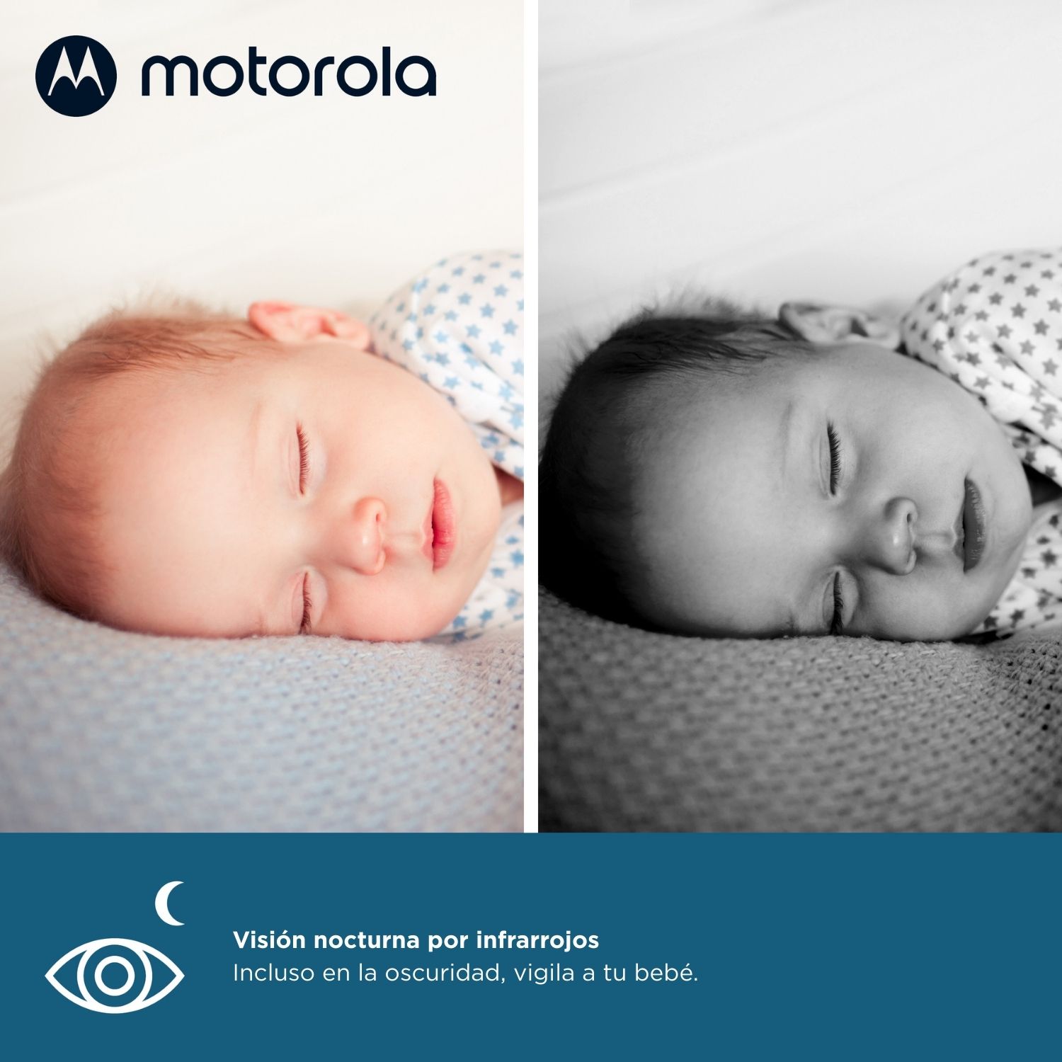 Vigilabebés HD con Pantalla 5,0'' Motorola Nursery VM50G - Blanco Blanco-6