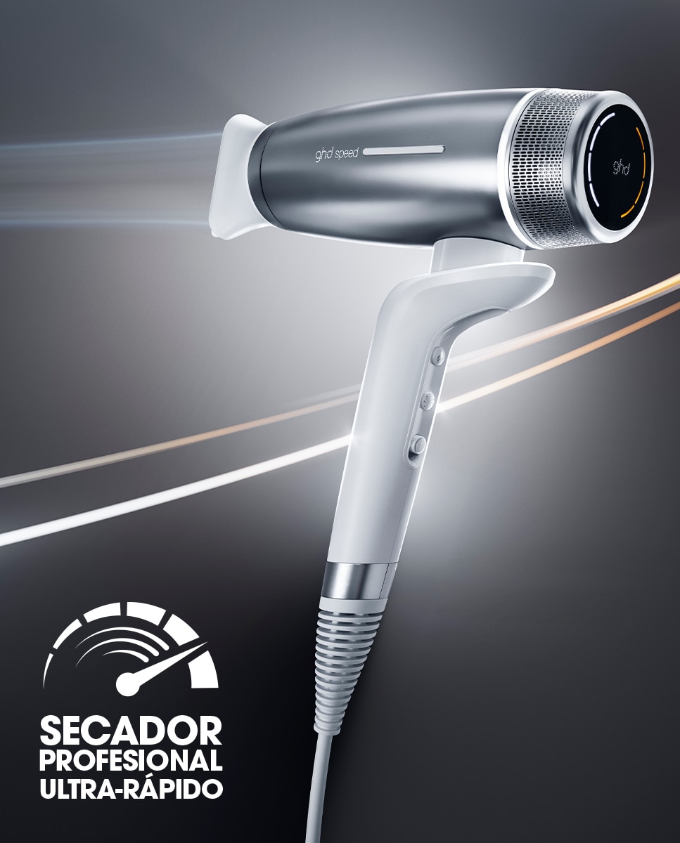 Ghd Secador iónico profesional Speed blanco plata 2