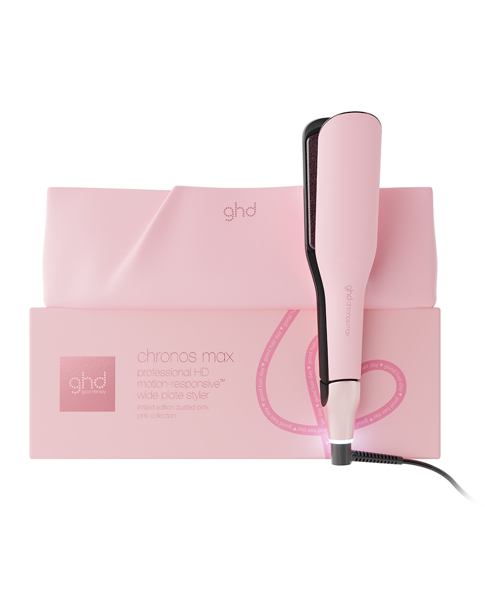 Imagen 0 de Plancha de pelo de placas anchas ghd chronos max nuestra Pink