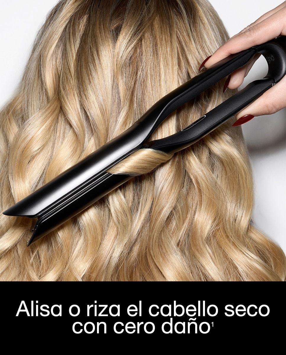 Plancha de pelo interactiva ghd sculpt negra 8