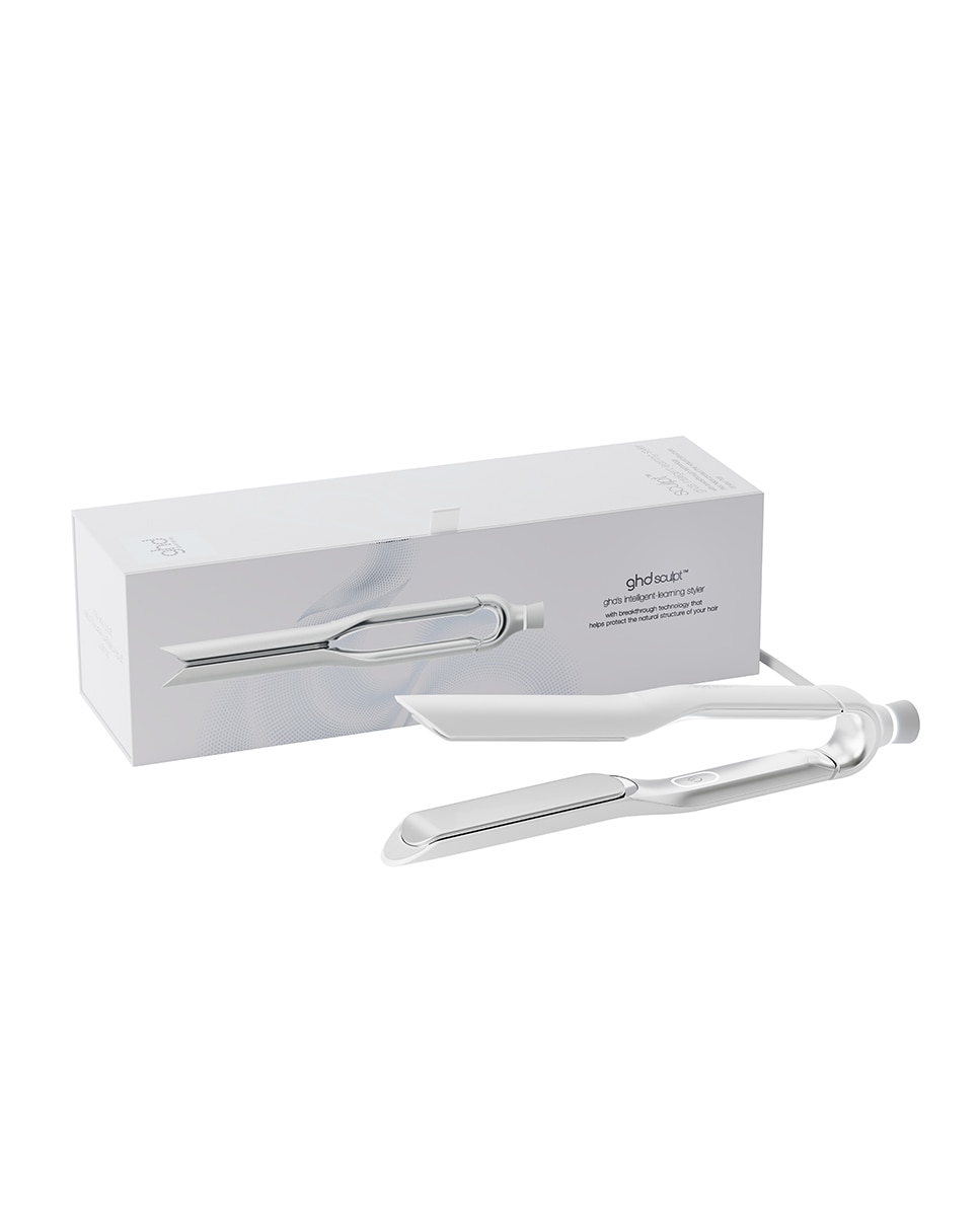 Imagen 0 de Plancha de pelo interactiva ghd sculpt blanca