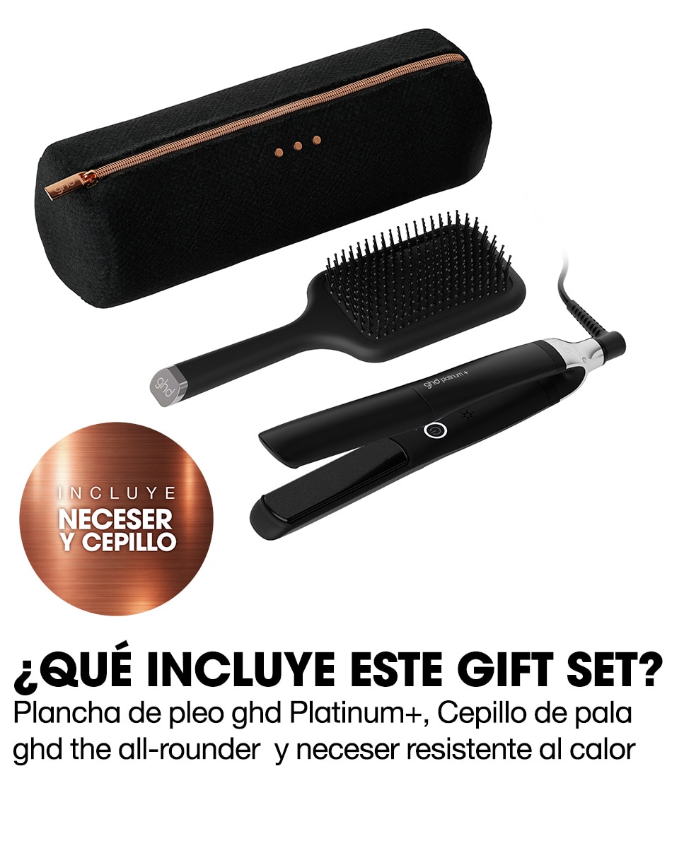 Plancha de pelo ghd platinum+ gift set 6