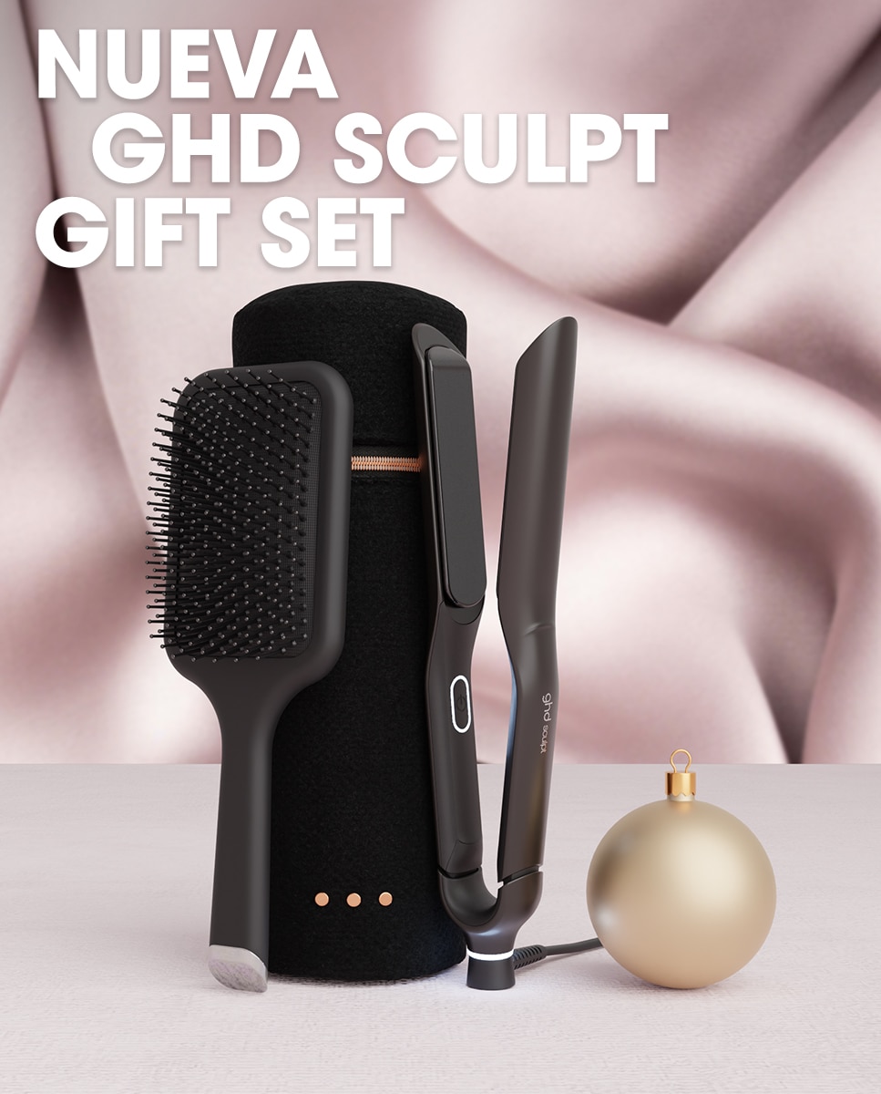 Plancha de pelo interactiva ghd sculpt gift set 3