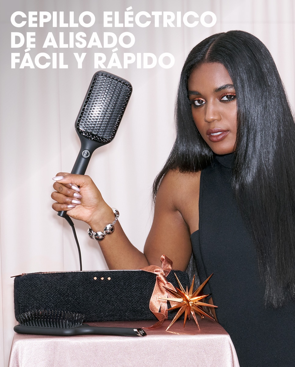 Cepillo eléctrico alisador ghd Glide+ Max gift set 4