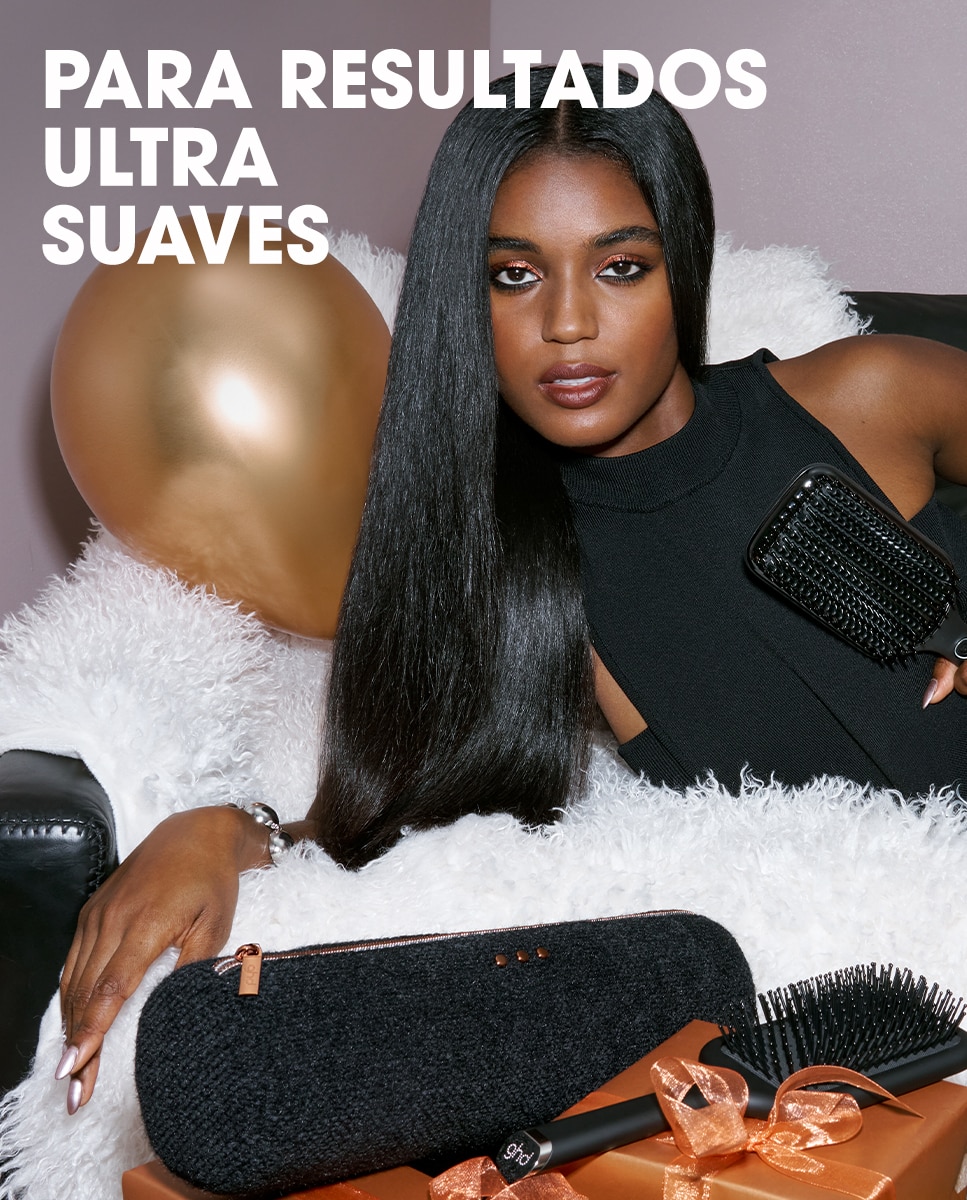 Cepillo eléctrico alisador ghd Glide+ Max gift set 5