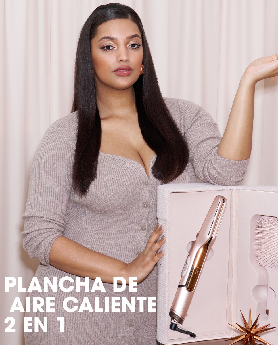 Plancha de aire caliente 2 en 1 ghd duet style gift set beige cashmere 3