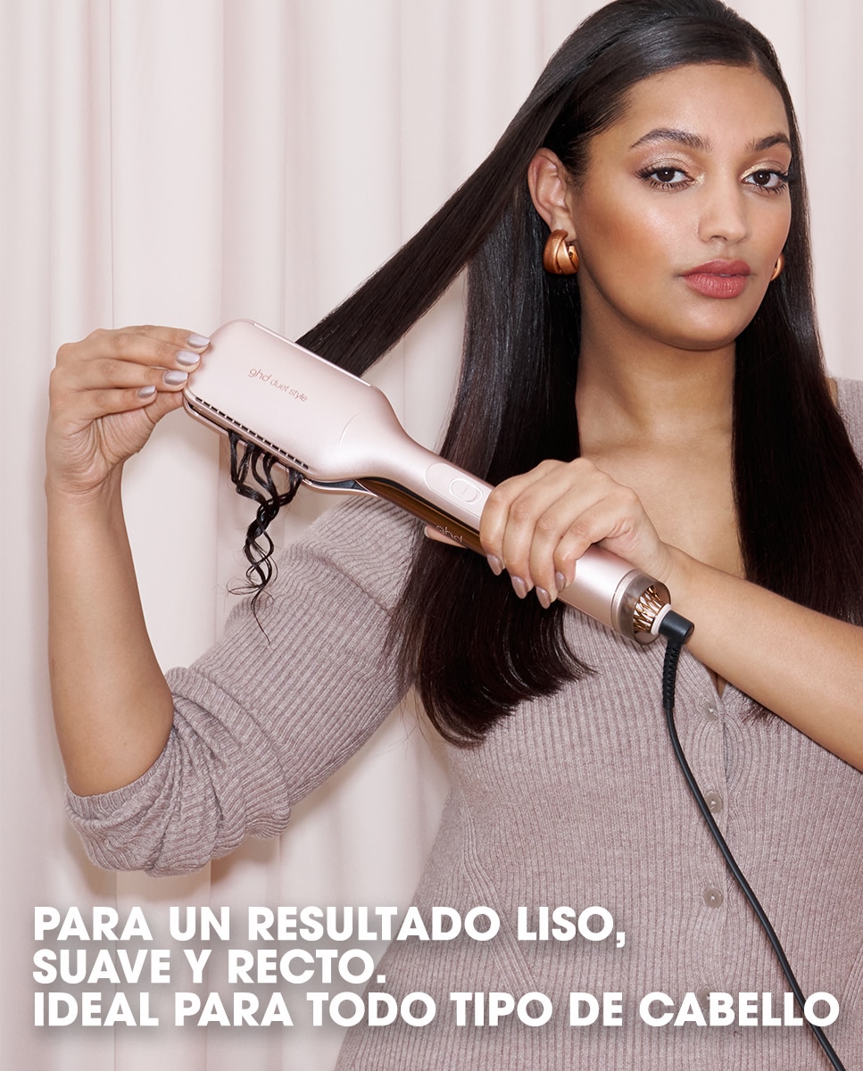 Plancha de aire caliente 2 en 1 ghd duet style gift set beige cashmere 5