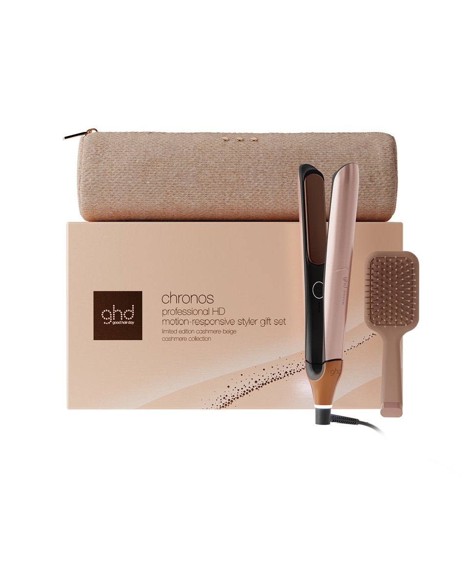Plancha de pelo ghd chronos gift set beige cashmere 1