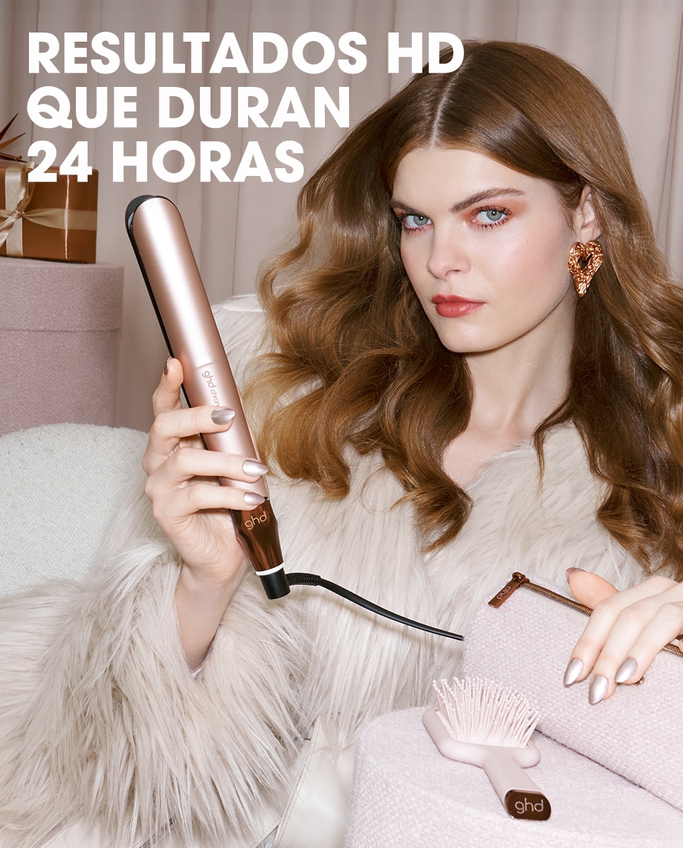 Plancha de pelo ghd chronos gift set beige cashmere 4