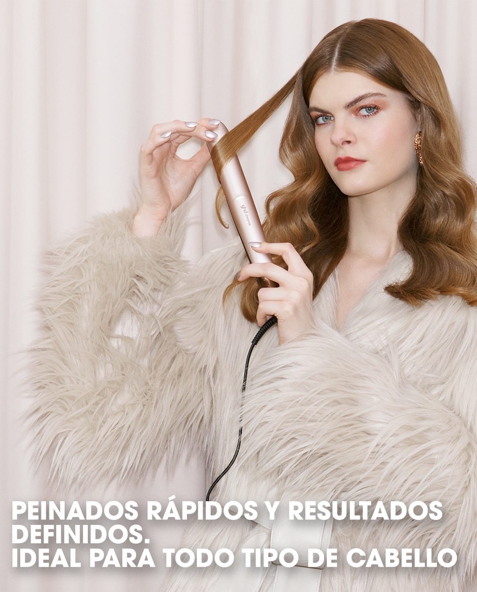 Plancha de pelo ghd chronos gift set beige cashmere 5