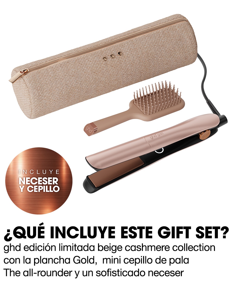 Plancha de pelo ghd gold gift set beige cashmere 6