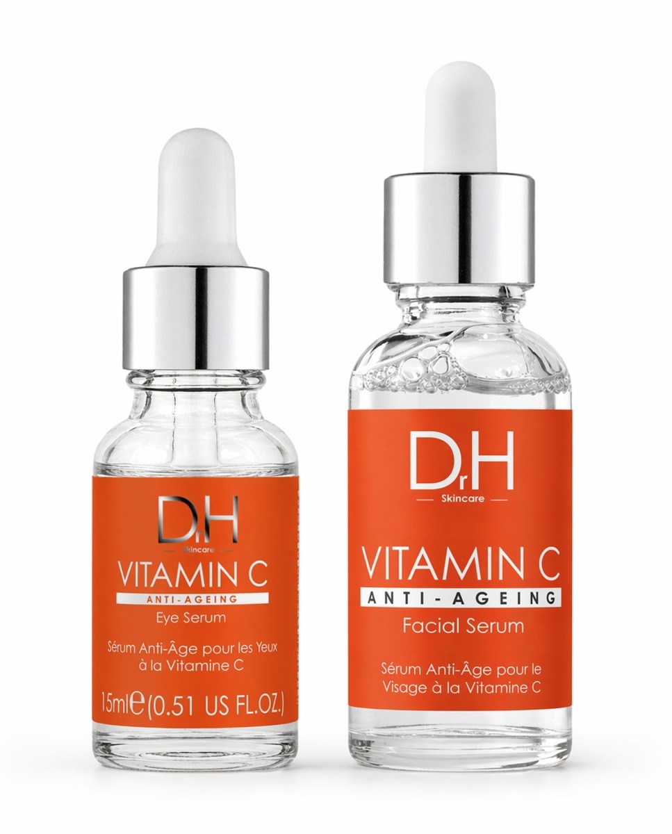 Imagen 0 de Dúo de sérums iluminadores antiedad con vitamina c Dr H 700