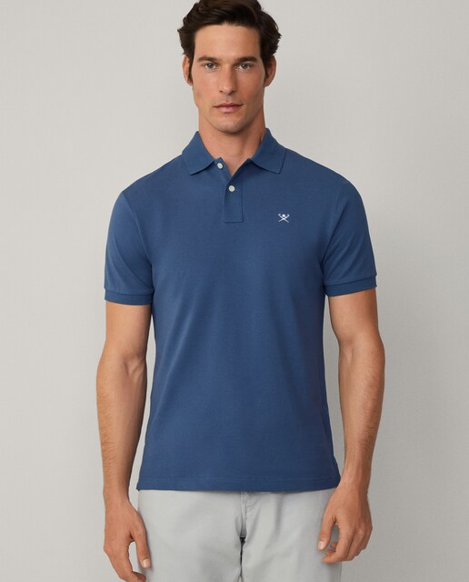 Imagen 0 de Polo piqué de hombre manga corta con logo bordado