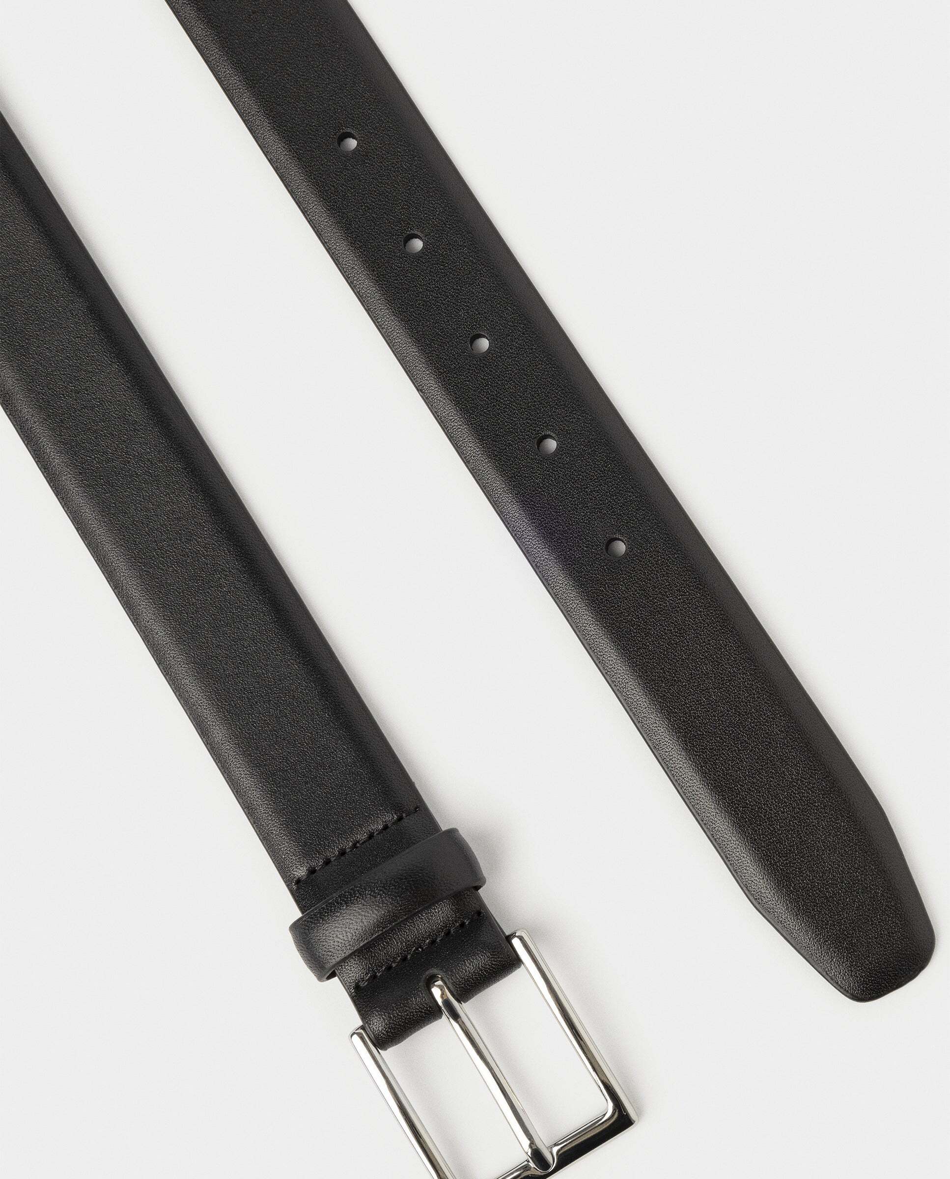 Cinturón de hombre marrón con forro de piel vegana - Hackett - Negro Negro-2