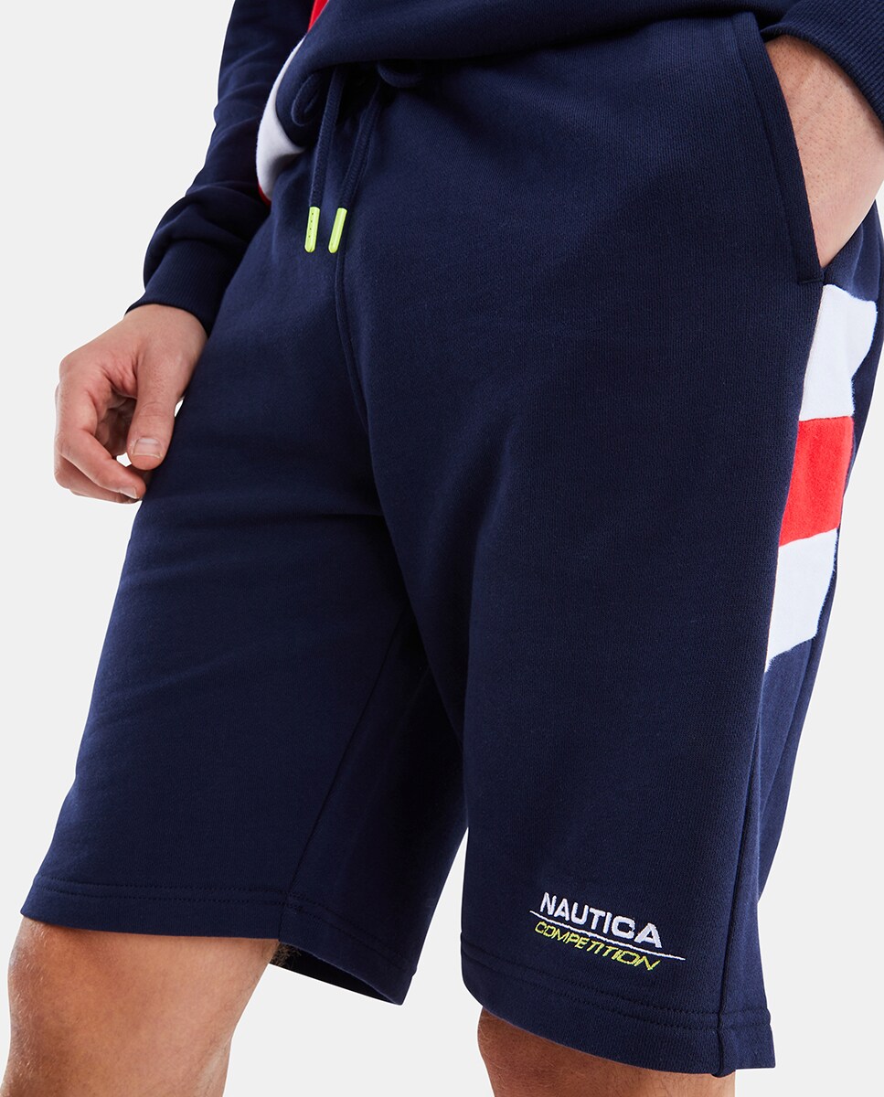 Pantalón corto de hombre liso en color azul marino · Nautica · El