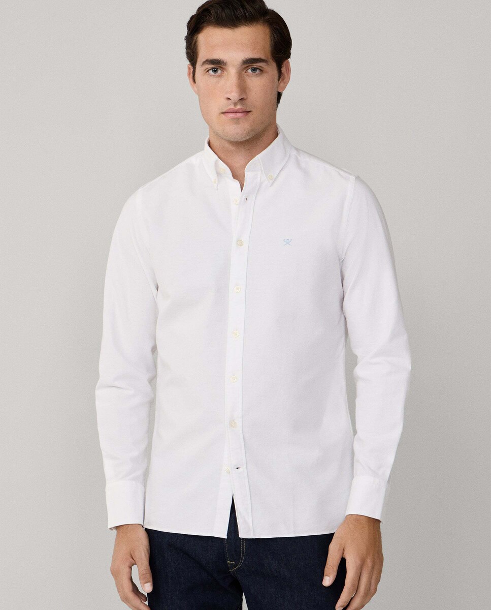 Camisa Oxford de hombre slim fit lisa · Hackett · El Corte Inglés