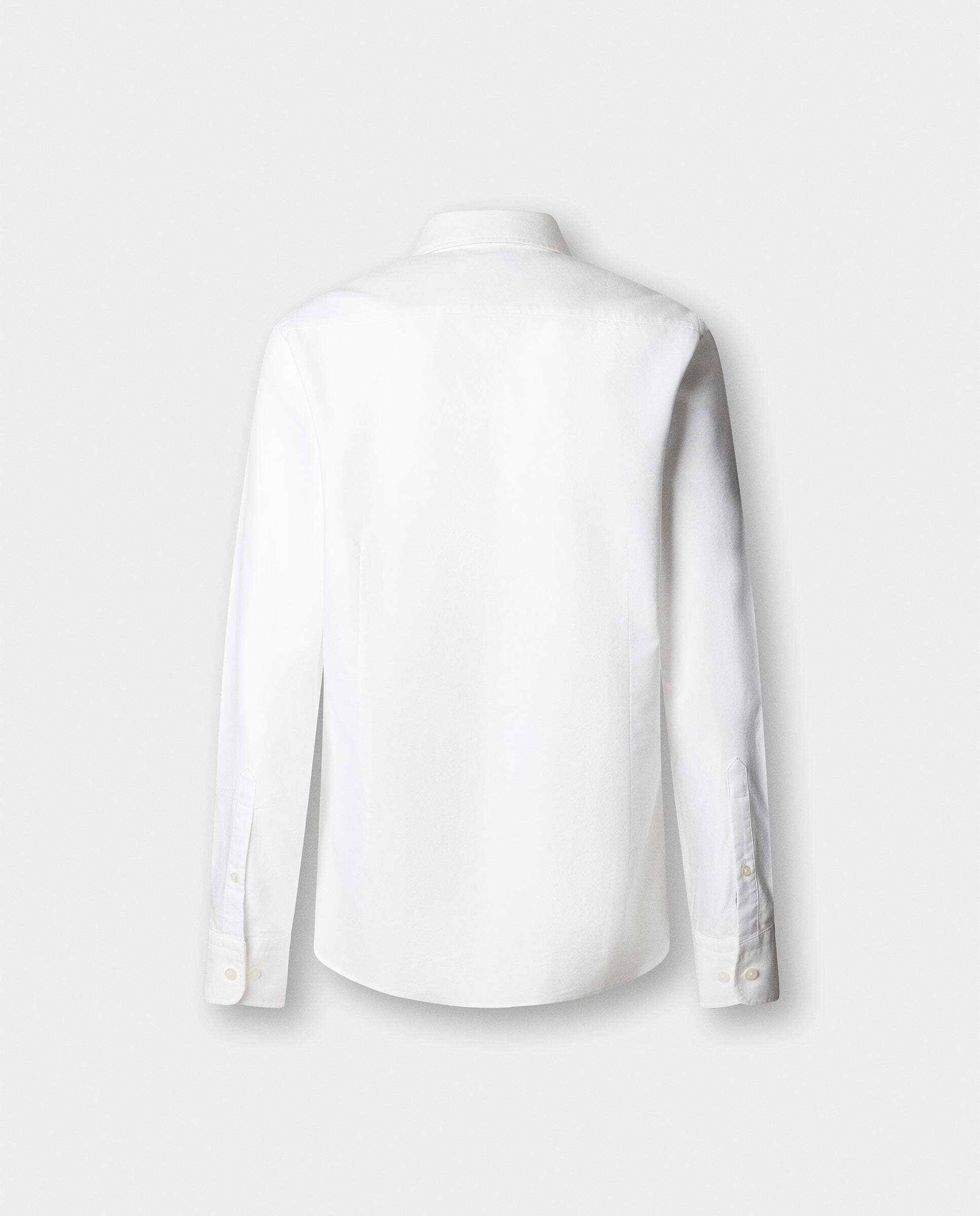 Camisa de hombre oxford lavada fit tailored - Hackett - Blanco Blanco-9