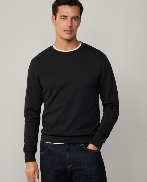 Imagen 0 de Sudadera de hombre cuello redondo con logo bordado