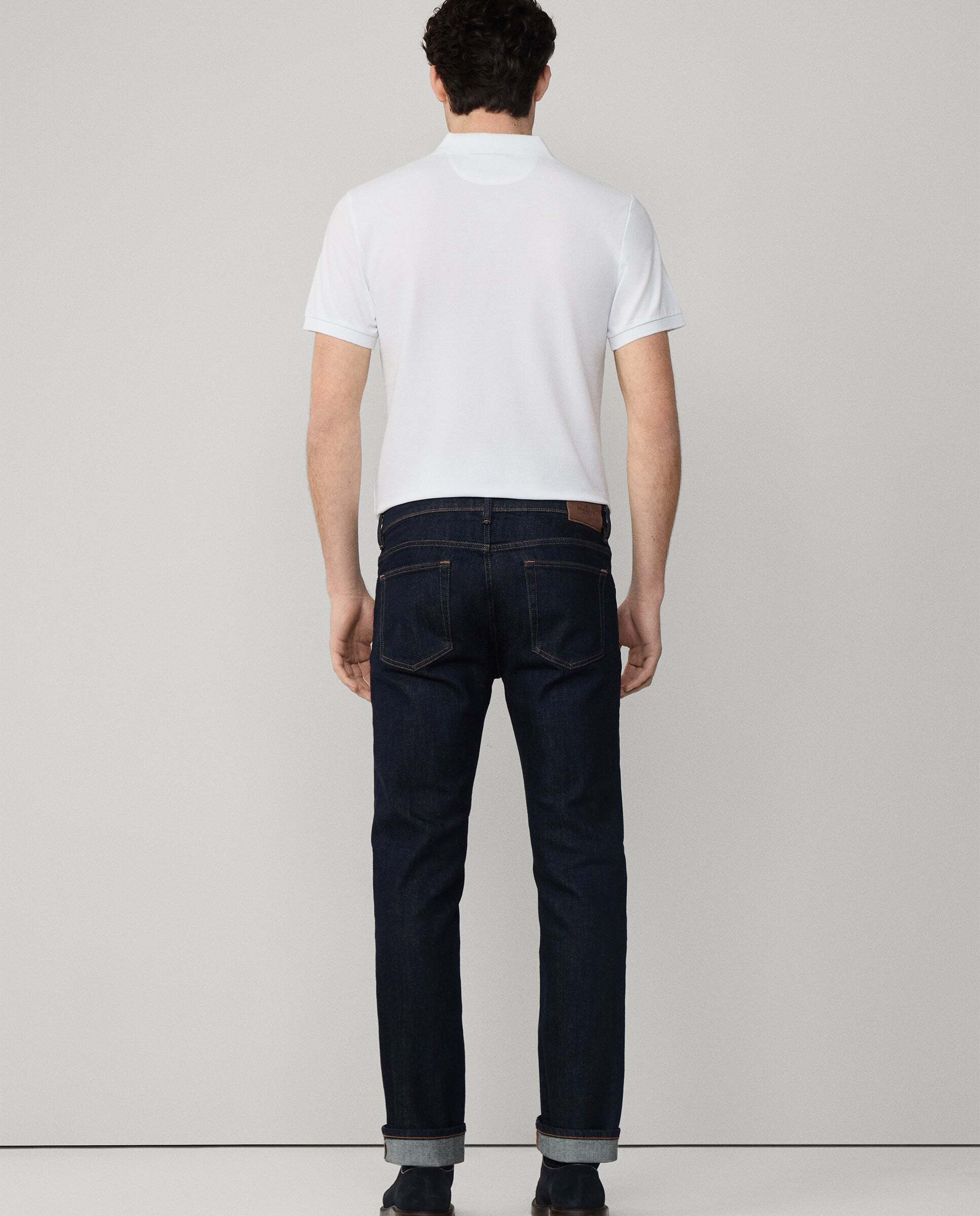 Imagen 3 de Vaquero de hombre selvedge lavado rinse fit slim - Hackett - Azul Azul
