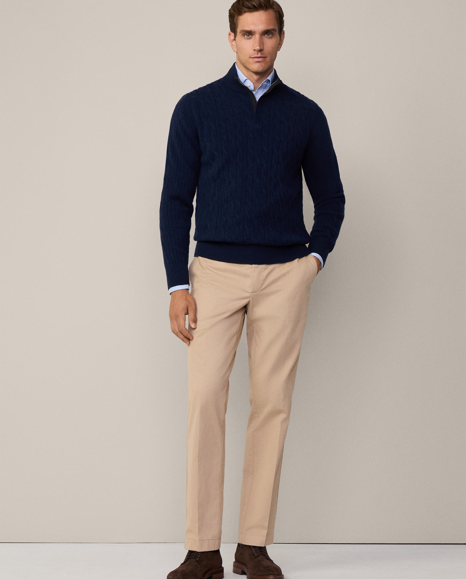 Hackett - Chino de hombre sanderson fit clásico.