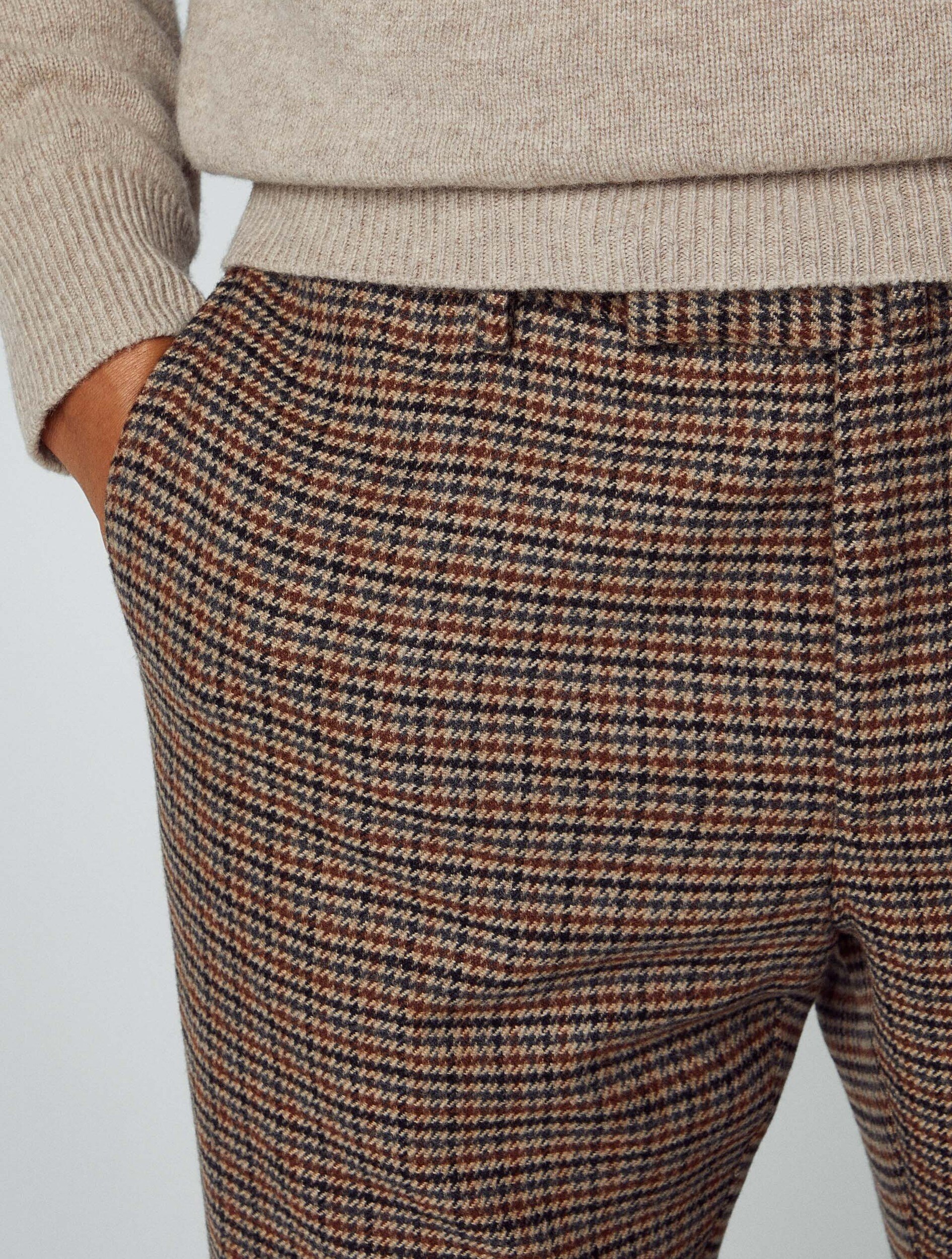 Pantalones de vestir De cuadros Moda hombre El Corte Ingl s 2