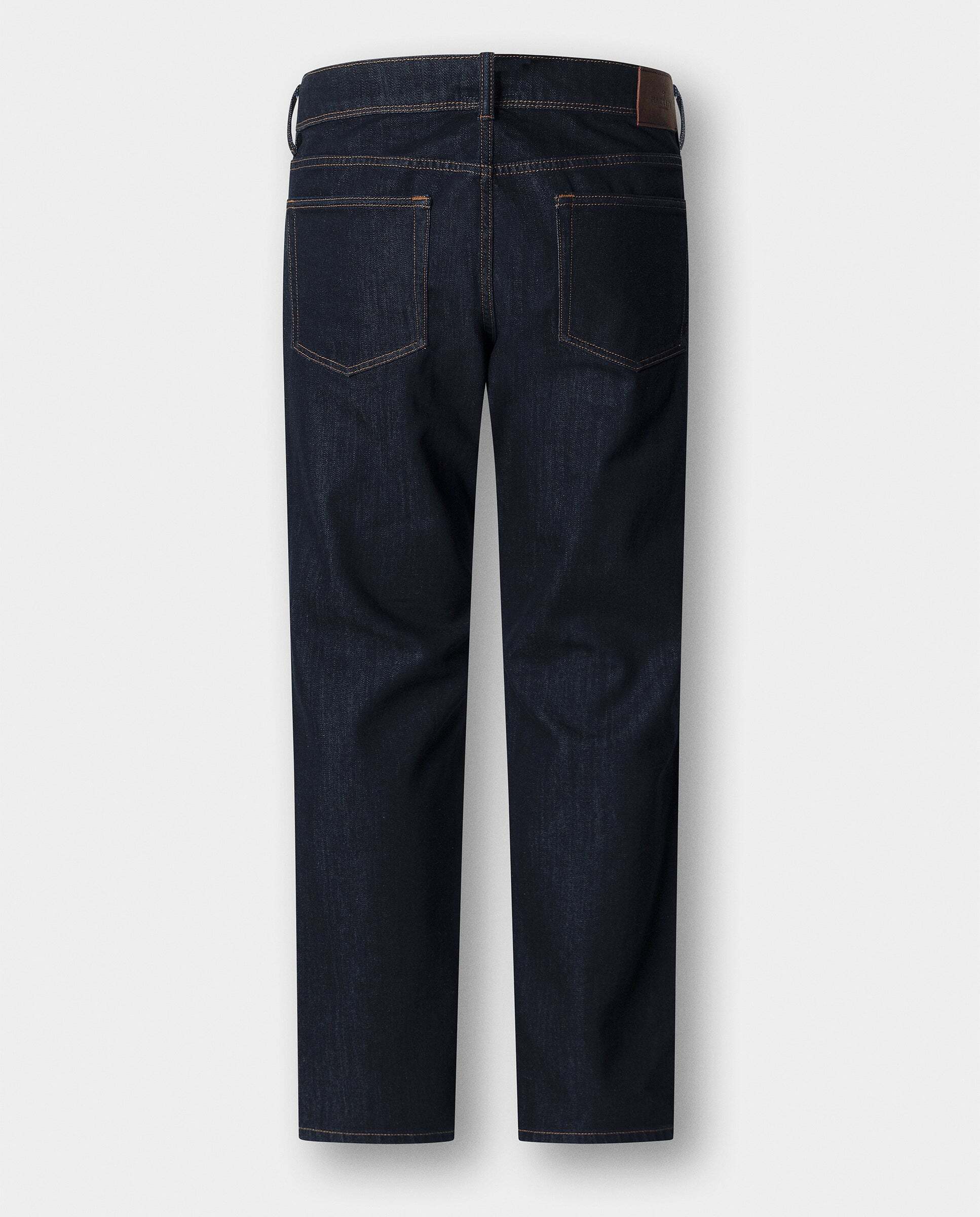 Imagen 10 de Vaquero de hombre lavado rinse fit clásico - Hackett - Azul Azul