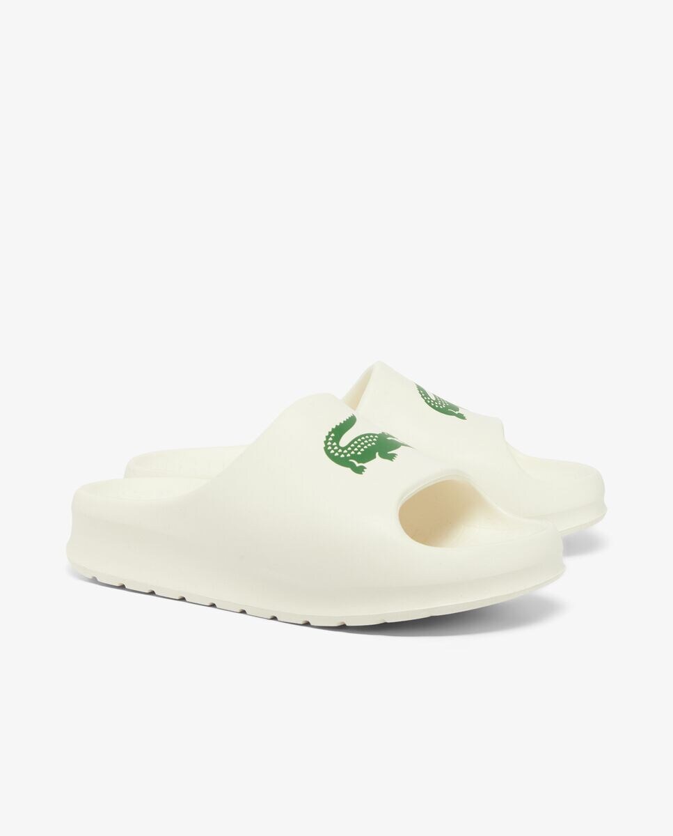 Chanclas de mujer Serve Slide en blanco · Lacoste · El Corte