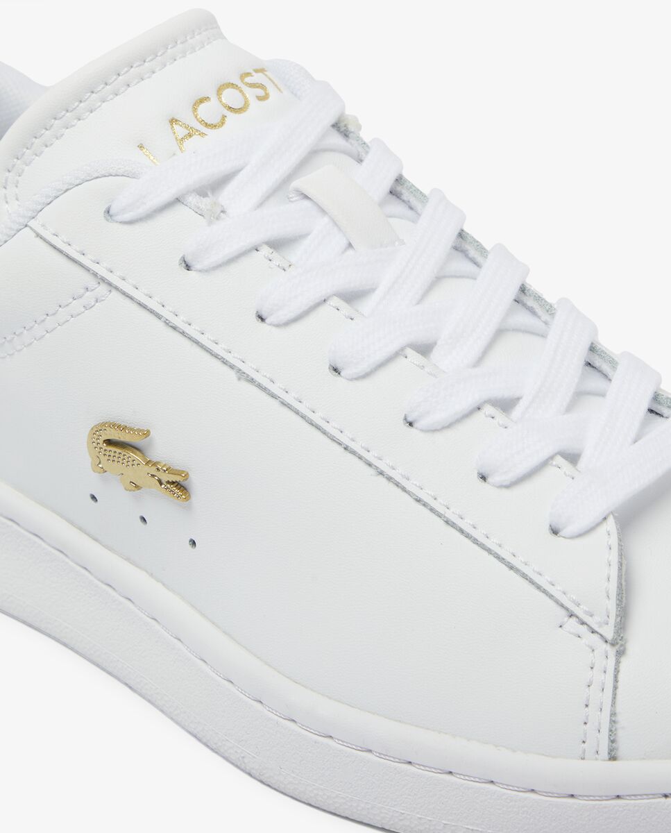 Zapatillas de mujer carnaby set de piel en - Lacoste - Blanco Blanco-4