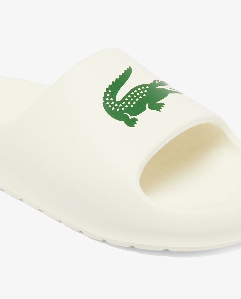 Chanclas de hombre Serve Slide en blanco · Lacoste · El Corte