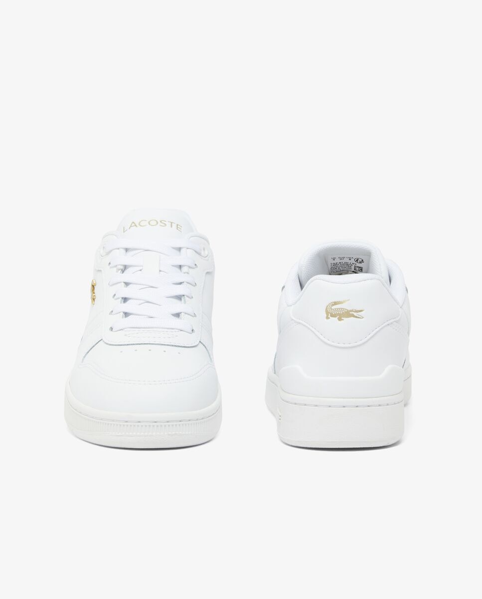 Zapatillas de mujer t-clip set de piel en - Lacoste - Blanco Blanco-5
