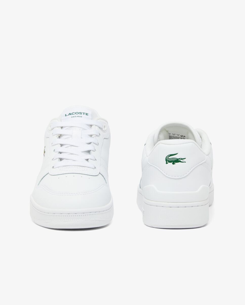 Zapatillas de mujer t-clip set de piel - Lacoste - Verde Verde-5