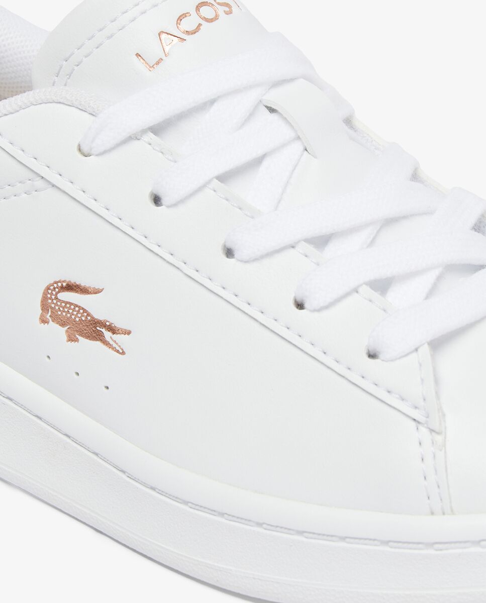Zapatillas unisex carnaby set unisex infantiles - Lacoste - Beige / Blanco Beige / Blanco-4
