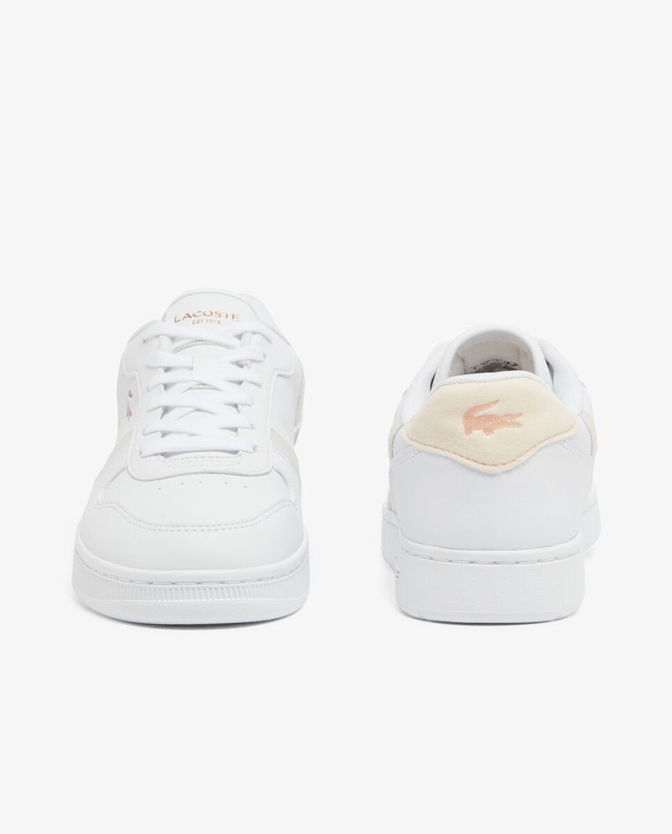 Zapatillas unisex deportivas t-clip set unisex infantil - Lacoste - Beige / Blanco Beige / Blanco-5