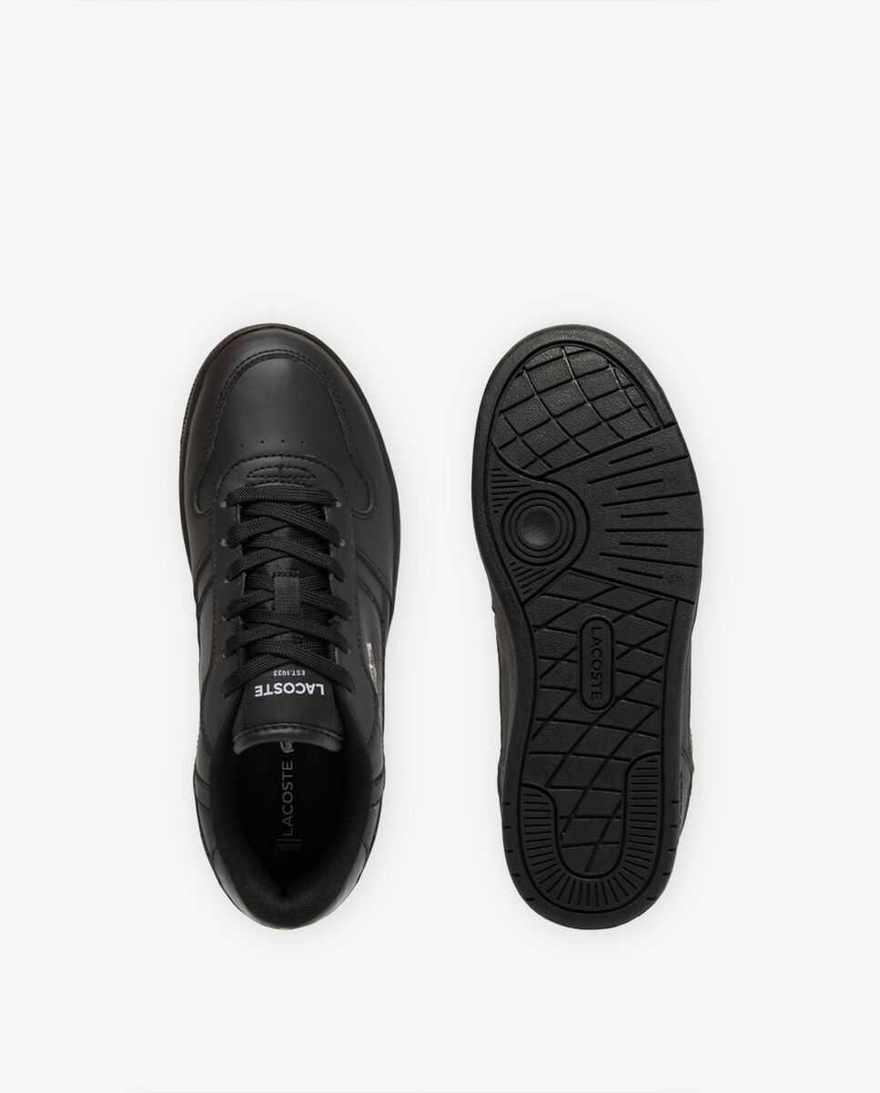 Zapatillas unisex deportivas t-clip set unisex infantiles - Lacoste - Negro mate Negro mate-3