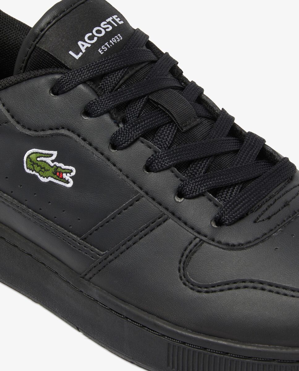 Zapatillas unisex deportivas t-clip set unisex infantiles - Lacoste - Negro mate Negro mate-4