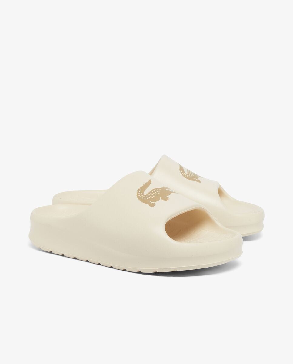 Chanclas Serve Slide de mujer en blanco · Lacoste · El Corte - Main Image