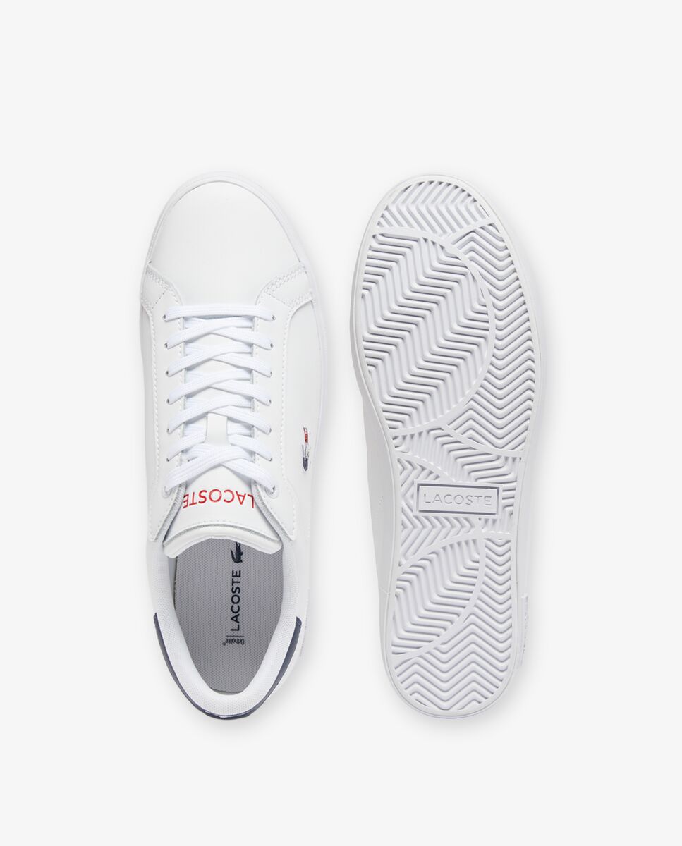 Imagen 2 de Zapatillas de hombre powercourt de piel en - Lacoste - Blanco Blanco