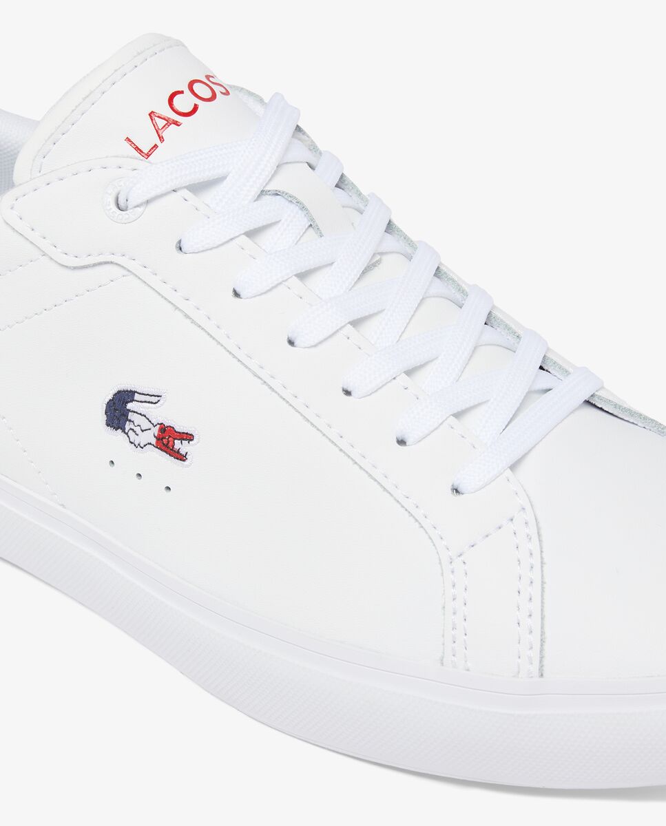 Imagen 4 de Zapatillas de hombre powercourt de piel en - Lacoste - Blanco Blanco