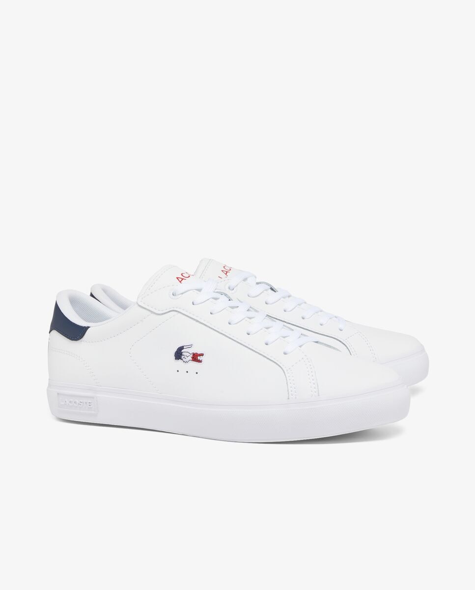 Imagen 6 de Zapatillas de hombre powercourt de piel en - Lacoste - Blanco Blanco