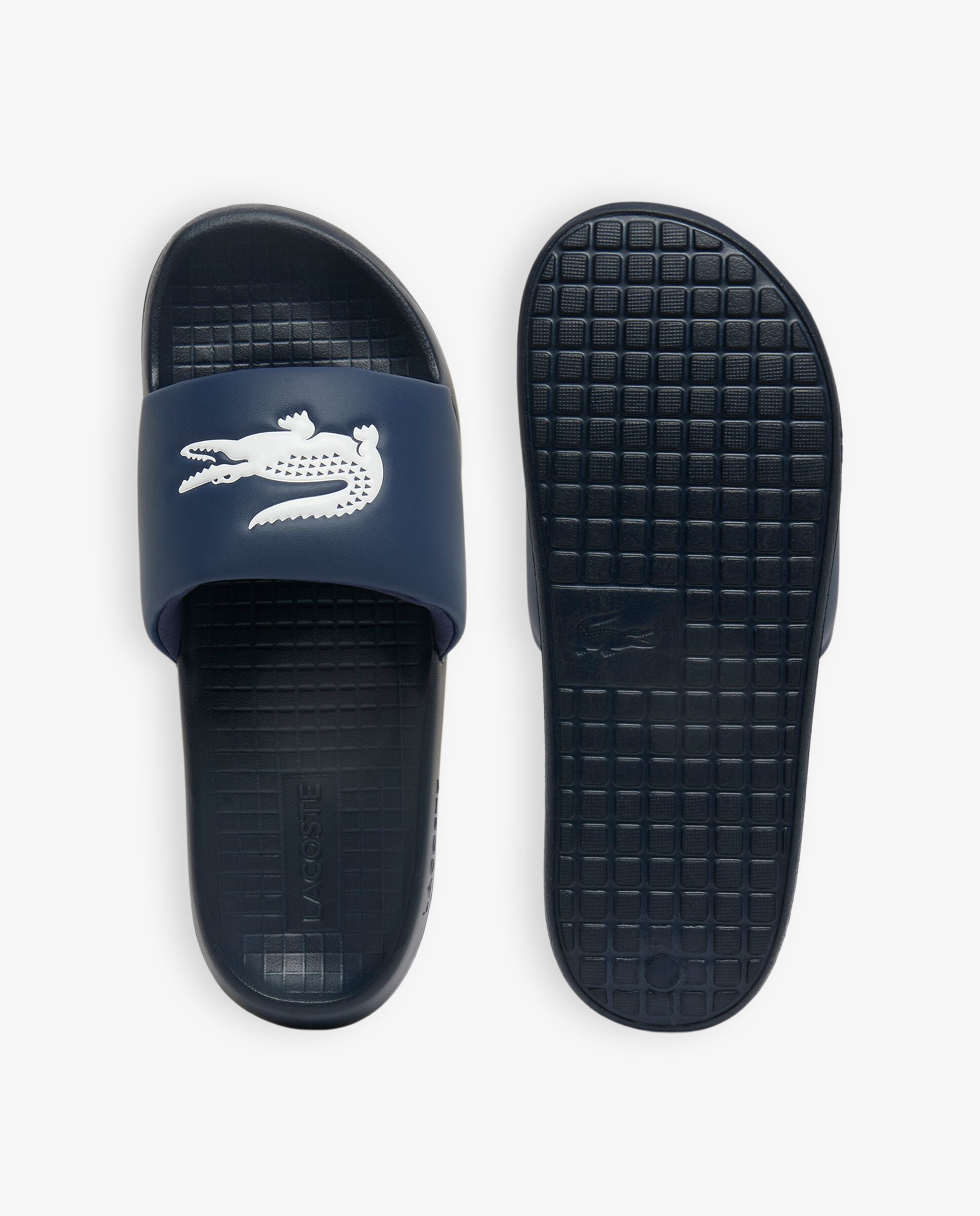 Imagen 3 de Chanclas de hombre Serve Slide 1.0 - Lacoste - Azul Azul