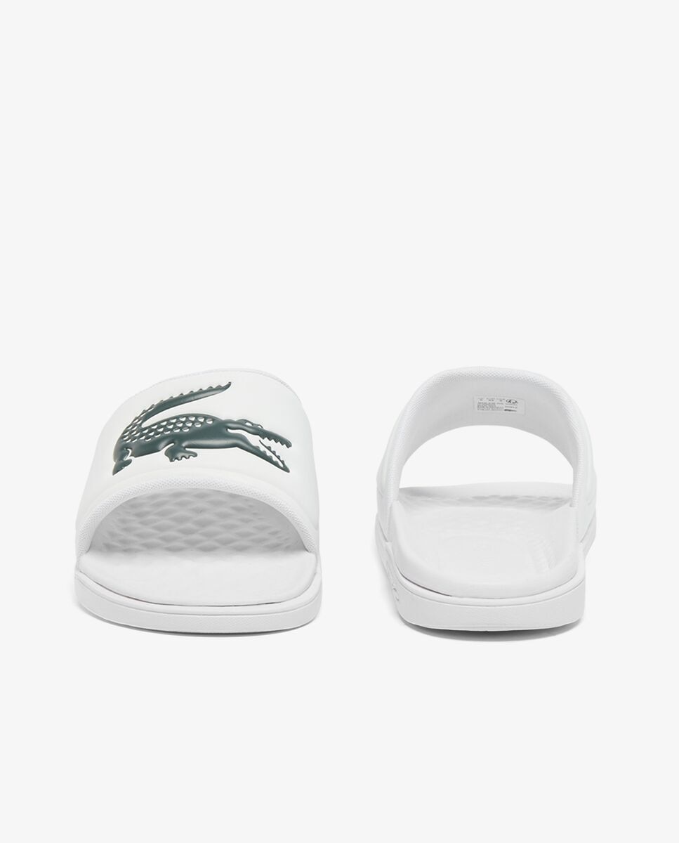 Chanclas Serve Slide Dual de Hombre - Lacoste - Blanco Blanco-5