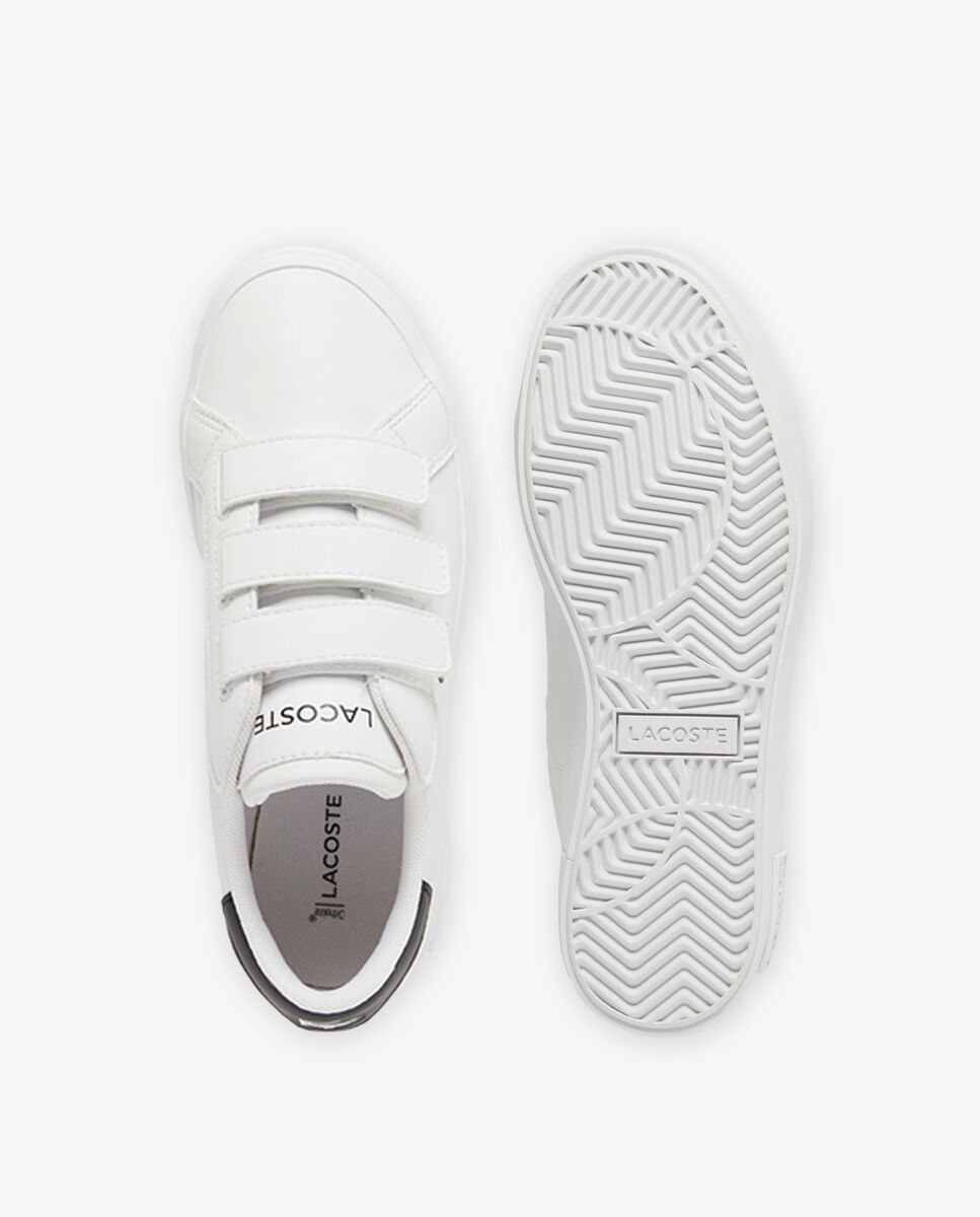 Zapatillas unisex infantiles powercourt - Lacoste - Blanco Blanco-3