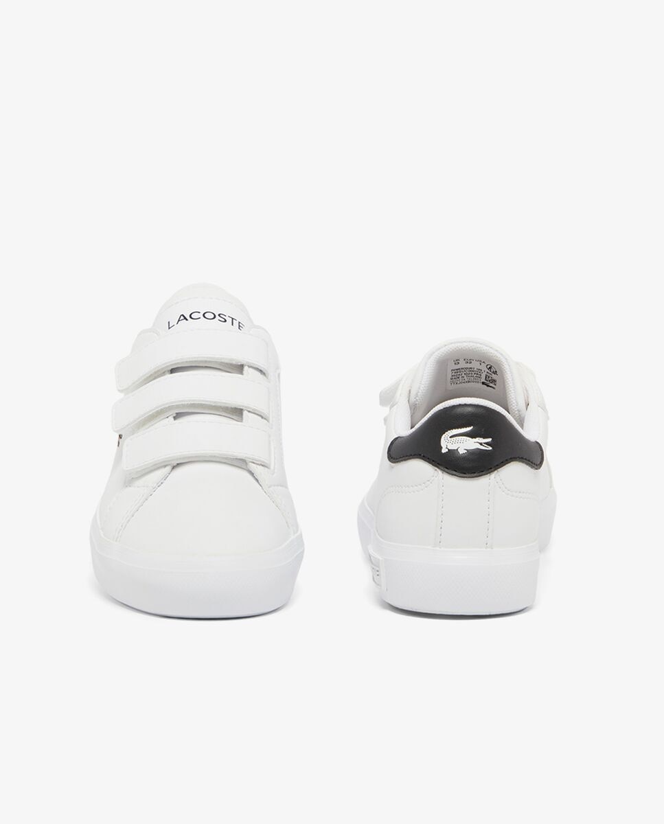 Zapatillas unisex infantiles powercourt - Lacoste - Blanco Blanco-5