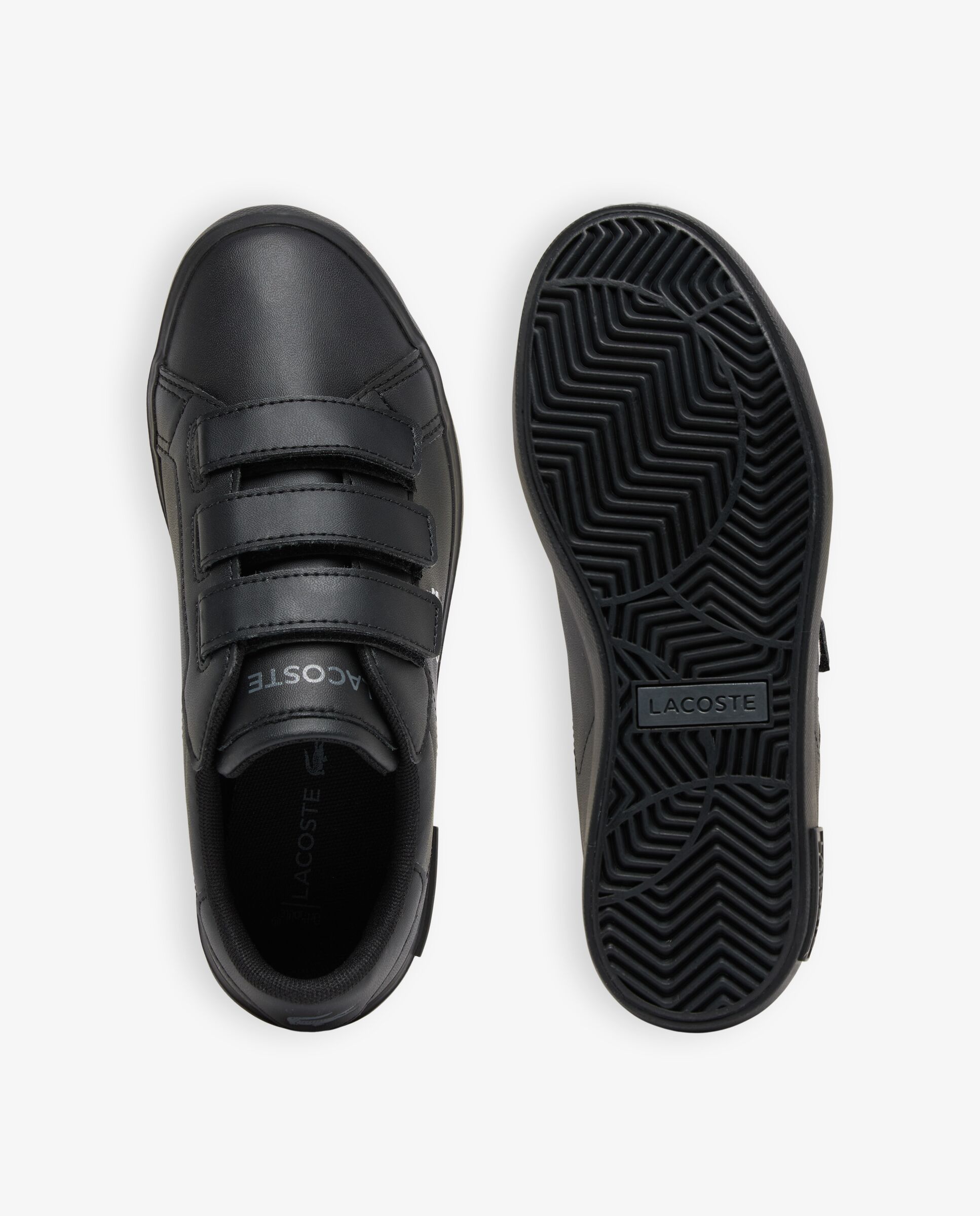 Imagen 3 de Zapatillas unisex infantiles powercourt en - Lacoste - Negro Negro