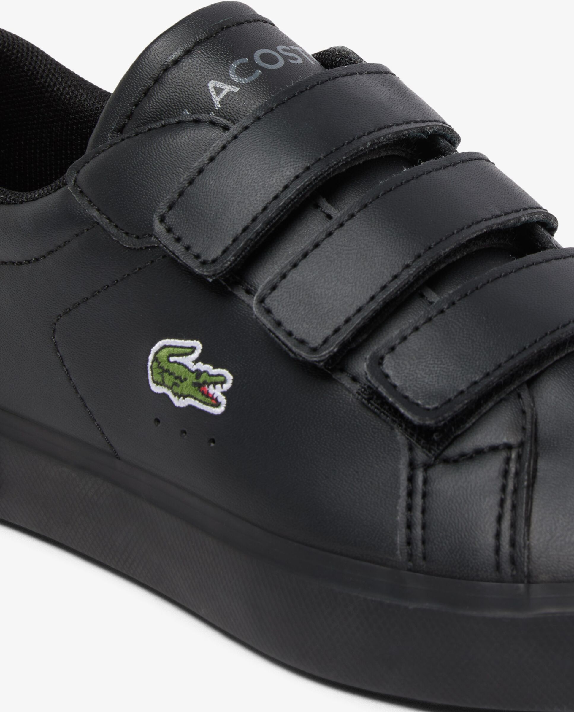 Imagen 4 de Zapatillas unisex infantiles powercourt en - Lacoste - Negro Negro
