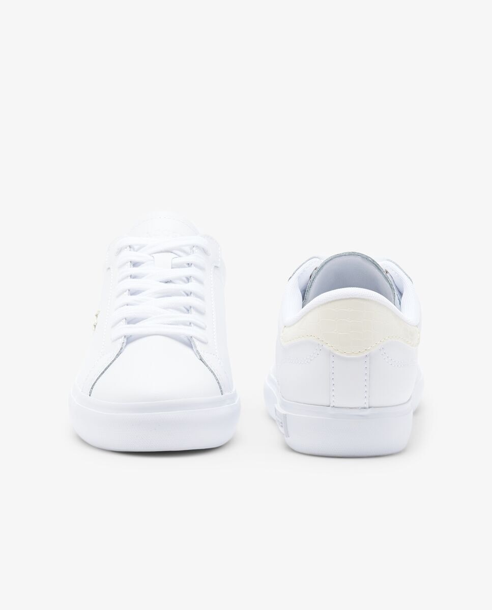 Zapatillas de mujer POWERCOURT - Lacoste - Blanco Hueso Blanco Hueso-5