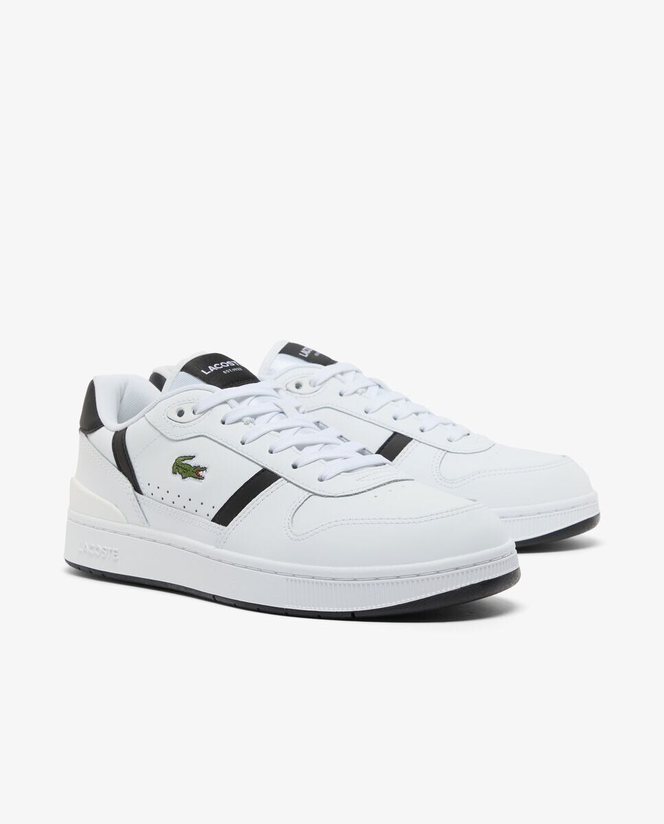 Imagen 3 de Zapatillas de hombre T-Clip Set de cuero - Lacoste - Blanco Blanco