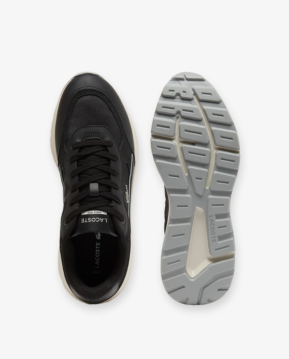 Zapatillas de hombre Run Set de ante - Lacoste - Negro Negro-2