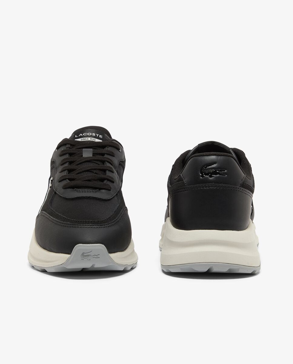 Zapatillas de hombre Run Set de ante - Lacoste - Negro Negro-5